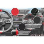 Perodua Myvi Sporty Black Steering Wheel Upholstery