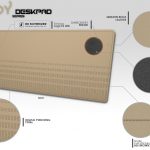 Leather Deskpad – Sandy Design (Free Mousepad & Free Shipping)