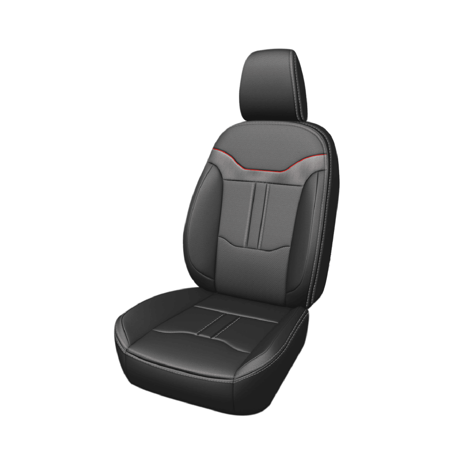 Perodua Alza EZIFIT Sporty Black Microfibre (Semi Leather)