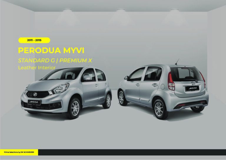 Prime Selection Perodua Myvi 2011 2015 Cover